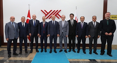 ÇUVALCI’DAN YÖK BAŞKANI PROÖZVAR’A ZİYARET