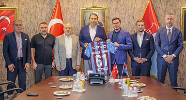 TOKAT BELEDİYE BAŞKANI YAZICIOĞLU, TRABZONSPOR'U ZİYARET ETTİ