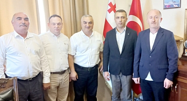 TRABZON ARTVİNLİLER DERNEĞİ’NDEN GÜRCİSTAN TRABZON BAŞKONSOLOSLUĞU’NA ZİYARET