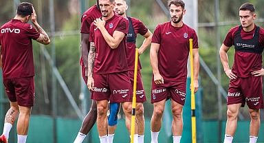TRABZONSPOR, SAMSUNSPOR MAÇI HAZIRLIKLARINI SÜRDÜRÜYOR