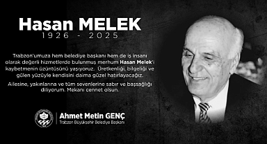 AHMET METİN GENÇ'İN TAZİYE MESAJI