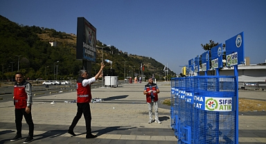 ORTAHİSAR BELEDİYESİ’NDEN TARAFTARA ÇAĞRI: ‘ÇÖPE ATMA, POTAYA AT!’