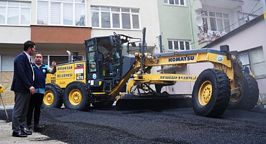 ORTAHİSAR’DA ASFALT SEFERBERLİĞİ SÜRÜYOR