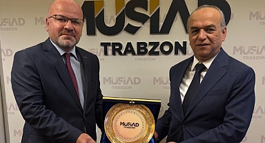 TACİKİSTAN BÜYÜKELÇİSİ TRABZON'DA İŞ DÜNYASI İLE BULUŞTU