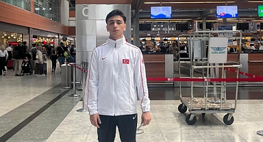 TRABZONLU KARATECİ İBRAHİM SÖNMEZ MİLLİ TAKIM FORMASIYLA AZERBAYCAN’DA