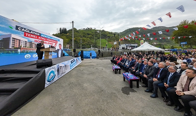 ÇAĞLAYAN KENTSEL DÖNÜŞÜM PROJESİNİN TEMELİ ATILDI