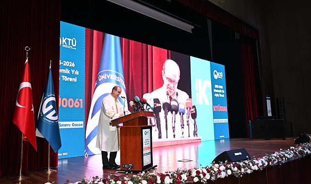KTÜ’DE 2025-2026 AKADEMİK YILI TÖRENLE AÇILDI