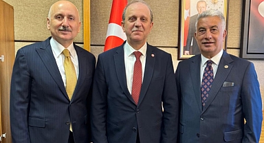 KTÜ REKTÖRÜ ÇUVALCI'DAN TRABZON MİLLETVEKİLLERİNE ZİYARET