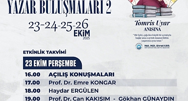 ORTAHİSAR YAZAR BULUŞMALARI BUGÜN BAŞLIYOR 