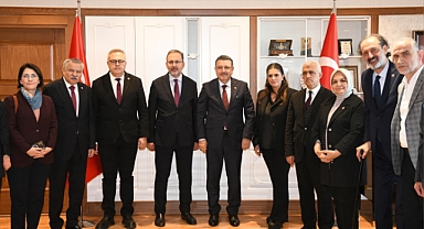 TBMM HEYETİ BÜYÜKŞEHİR BELEDİYESİ’Nİ ZİYARET ETTİ