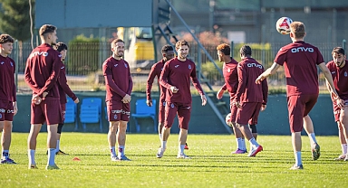 TRABZONSPOR GALATASARAY MAÇI HAZIRLIKLARINI SÜRDÜRÜYOR