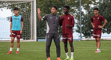 TRABZONSPOR U19 TAKIMI ÇAYKUR RİZESPOR MAÇI HAZIRLIKLARINA DEVAM EDİYOR