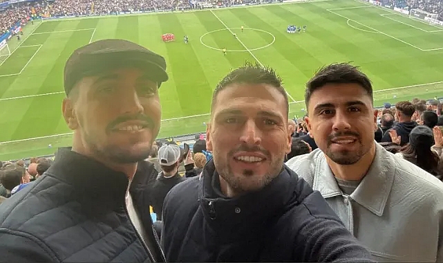 TRABZONSPORLU İKİLİDEN İNGİLTERE ZİYARETİ: DERBİYİ YERİNDE İZLEDİLER