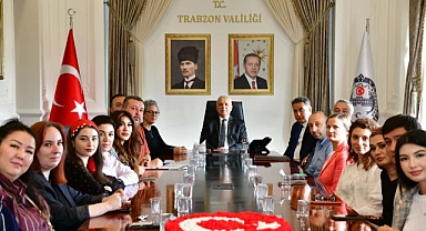 VALİ YILDIRIM, ORTA ASYA’DAN GELEN TURİZM ACENTELERİNİ KABUL ETTİ