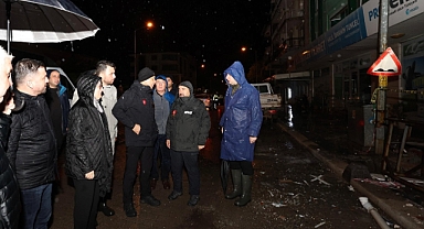 YERLİKAYA SINDIRGI’DA: “HASAR TESPİTİ SÜRÜYOR”