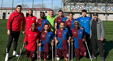 AMPUTE FUTBOL TAKIMI İDDİALI BAŞLAMAK İSTİYOR