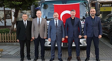 ARSİN’DE ARAÇ  FİLOSU GÜÇLENİYOR 