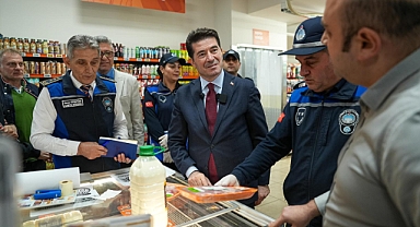 BAŞKAN KAYA, ZABITA DENETİMİNE KATILDI 