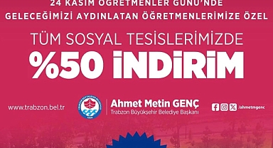 BÜYÜKŞEHİR’DEN ÖĞRETMENLERE ÖZEL YÜZDE 50 İNDİRİM
