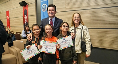 ÇOCUKLAR ADALETİ ÇİZDİ,  BAŞKAN KAYA, ÖDÜLLERİNİ VERDİ