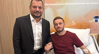 ERTUĞRUL DOĞAN'DAN EDİN VİŞÇA'YA GEÇMİŞ OLSUN ZİYARETİ