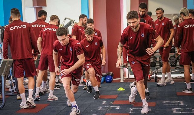 TRABZONSPOR, BAŞAKŞEHİR MAÇI HAZIRLIKLARINI SÜRDÜRÜYOR