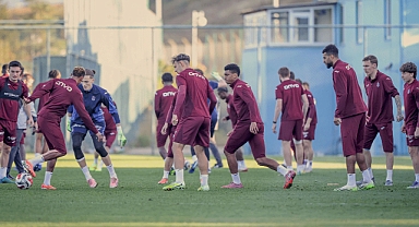 TRABZONSPOR, RAMS BAŞAKŞEHİR MAÇI HAZIRLIKLARINA DEVAM ETTİ