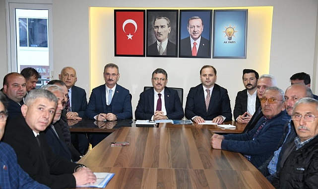 BAŞKAN GENÇ ŞALPAZARI'NDA MUHTARLARLA BULUŞTU