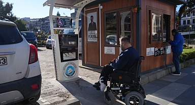 ORTAHİSAR BELEDİYESİ, ENGELLİ ARAÇ ŞARJ İSTASYONU KURDU 