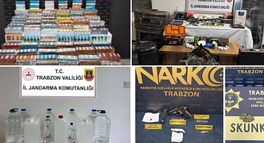 TRABZON’DA BİR HAFTADA 55 ŞÜPHELİ YAKALANDI