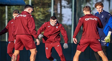 TRABZONSPOR'DA GENÇLERBİRLİĞİ MAÇI HAZIRLIKLARI SÜRÜYOR