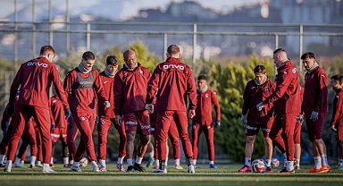 TRABZONSPOR, SÜPER KUPA YARI FİNALİ HAZIRLIKLARINI SÜRDÜRDÜ