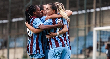 TRABZONSPOR'UN KADINLARINDAN GOL FIRTINASI: 5-0