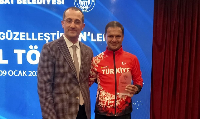 BÜYÜKŞEHİR’İN ÖZEL SPORCUSU EMRAH’A ANLAMLI ÖDÜL