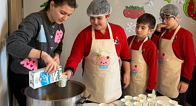 ÇİLEKLİ DÜŞLER KÖYÜ YAŞAM MERKEZİ'NE ÖĞRENCİLERDEN YOĞUN İLGİ