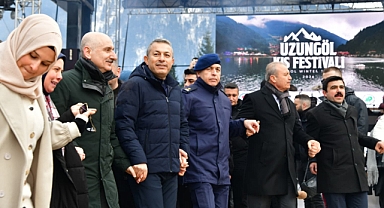 VALİ TAHİR ŞAHİN UZUNGÖL KIŞ FESTİVALİNE KATILDI