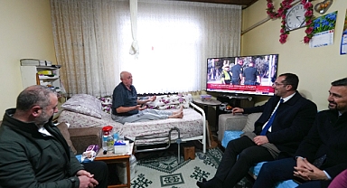 AKÇAABAT’TA GÖNÜLLERE DOKUNAN HİZMET: BAŞKAN EKİM HASTALARIN YANINDA