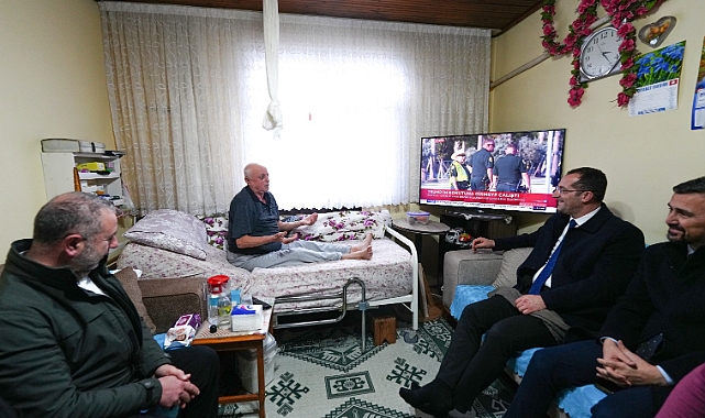 AKÇAABAT’TA GÖNÜLLERE DOKUNAN HİZMET: BAŞKAN EKİM HASTALARIN YANINDA