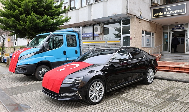 ARSİN BELEDİYESİ'NDE ÖZ KAYNAKLARLA ARAÇ PARKI GENİŞLİYOR