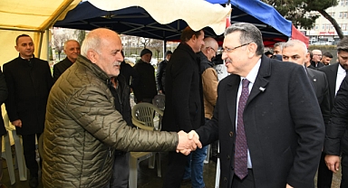 BAŞKAN GENÇ'TEN ARSİN’E HEM HİZMET HEM GÖNÜL ZİYARETİ