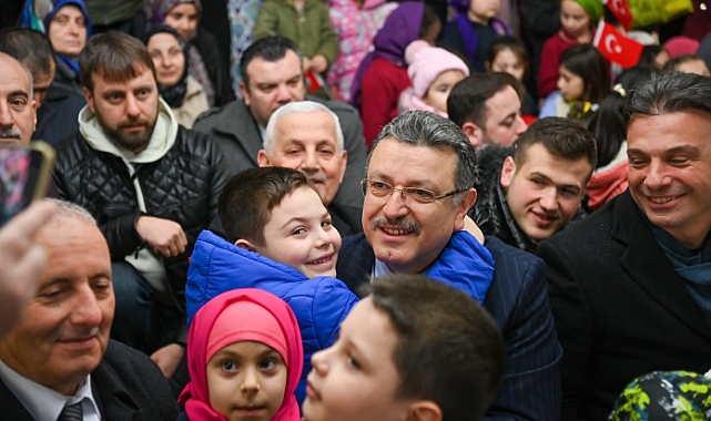 BAŞKAN GENÇ VE ÇOCUKLAR ŞEHİT EREN BÜLBÜL’Ü UNUTMADI