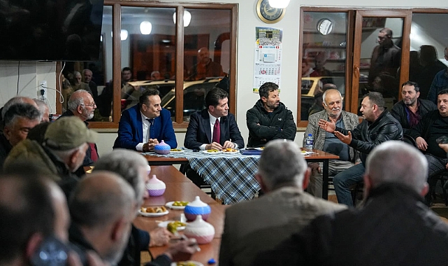 BAŞKAN KAYA, ÖZKAYMAKLI’DA VATANDAŞLARLA BİR ARAYA GELDİ 