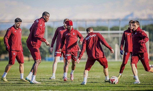 TRABZONSPOR, FENERBAHÇE MAÇI HAZIRLIKLARINI SÜRDÜRÜYOR