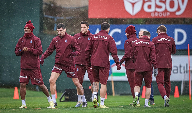 TRABZONSPOR’UN FENERBAHÇE MAÇI HAZIRLIKLARI BAŞLADI