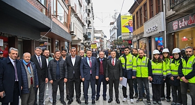 UZUN SOKAK YENİ YÜZÜNE KAVUŞUYOR
