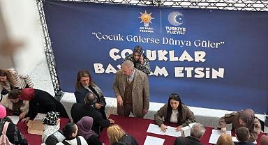 AK PARTİ’DEN YETİM ÇOCUKLARIN YÜZÜNÜ GÜLDÜREN ANLAMLI YARDIM