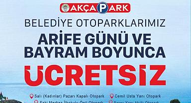 AKÇAABAT’TA BAYRAM BOYUNCA OTOPARKLAR ÜCRETSİZ