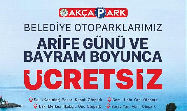AKÇAABAT’TA BAYRAM BOYUNCA OTOPARKLAR ÜCRETSİZ