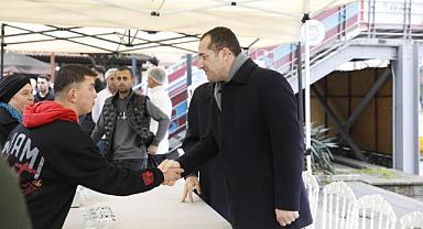 BAŞKAN EKİM, BAYRAMLAŞMA TÖRENİNDE HEMŞEHRİLERİYLE BULUŞTU