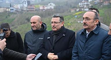 BAŞKAN GENÇ, AKÇAABAT’TA PROJELERİ YERİNDE İNCELEDİ